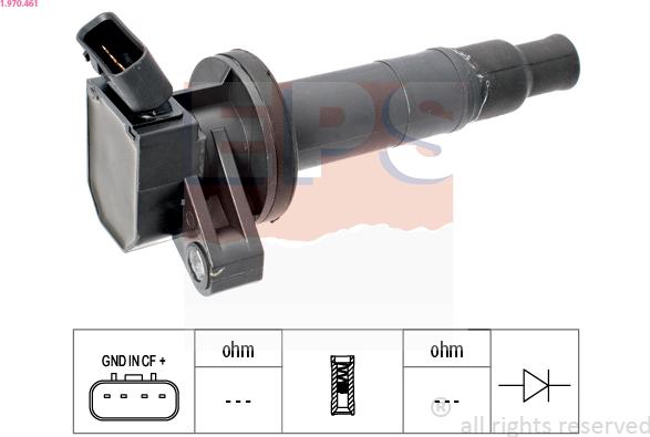 EPS 1.970.461 - Bobina d'accensione www.autoricambi360.it