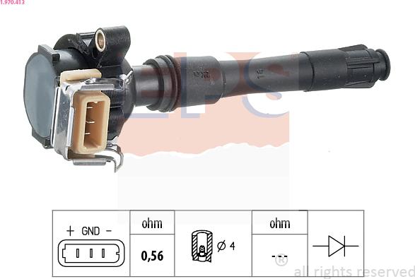 EPS 1.970.413 - Bobina d'accensione www.autoricambi360.it