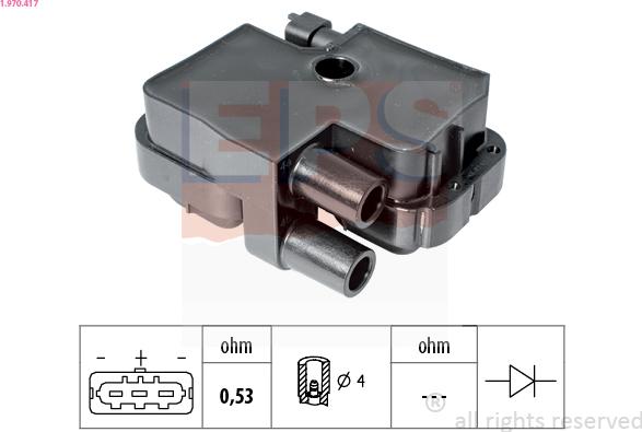 EPS 1.970.417 - Bobina d'accensione www.autoricambi360.it
