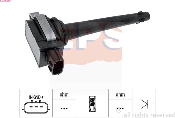 EPS 1.970.489 - Bobina d'accensione www.autoricambi360.it