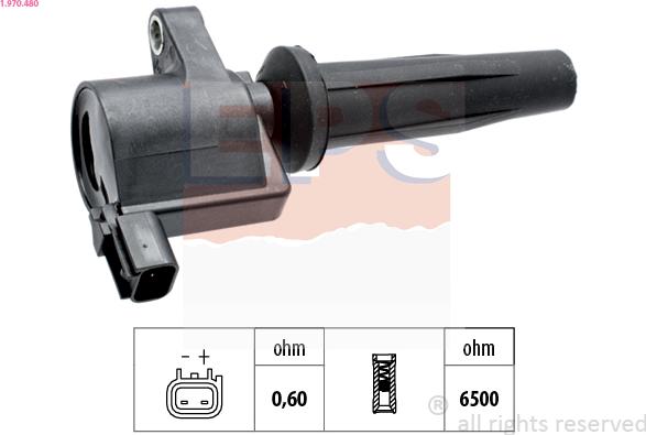 EPS 1.970.480 - Bobina d'accensione www.autoricambi360.it