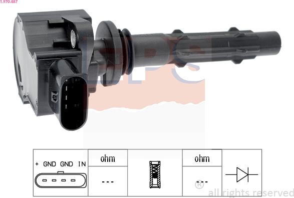 EPS 1.970.487 - Bobina d'accensione www.autoricambi360.it