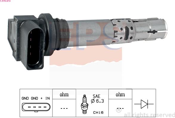 EPS 1.970.474 - Bobina d'accensione www.autoricambi360.it
