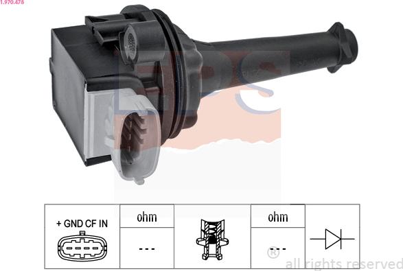 EPS 1.970.478 - Bobina d'accensione www.autoricambi360.it