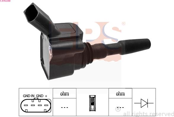 EPS 1.970.599 - Bobina d'accensione www.autoricambi360.it