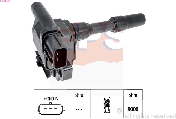 EPS 1.970.591 - Bobina d'accensione www.autoricambi360.it