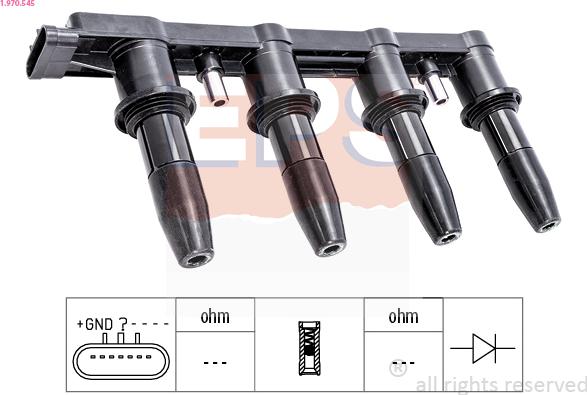 EPS 1.970.545 - Bobina d'accensione www.autoricambi360.it