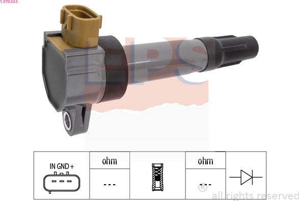 EPS 1.970.553 - Bobina d'accensione www.autoricambi360.it