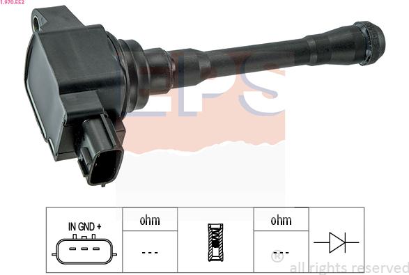 EPS 1.970.552 - Bobina d'accensione www.autoricambi360.it