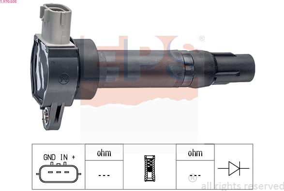 EPS 1.970.505 - Bobina d'accensione www.autoricambi360.it