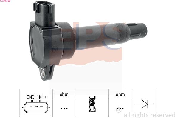 EPS 1.970.503 - Bobina d'accensione www.autoricambi360.it