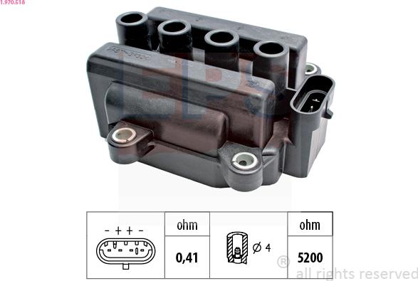 EPS 1.970.518 - Bobina d'accensione www.autoricambi360.it