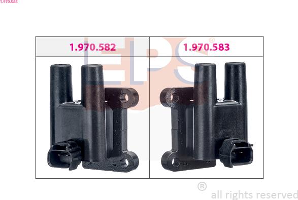 EPS 1.970.585 - Bobina d'accensione www.autoricambi360.it
