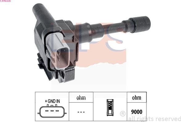 EPS 1.970.535 - Bobina d'accensione www.autoricambi360.it