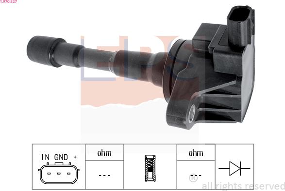 EPS 1.970.527 - Bobina d'accensione www.autoricambi360.it
