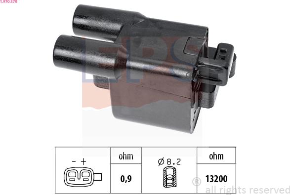 EPS 1.970.579 - Bobina d'accensione www.autoricambi360.it