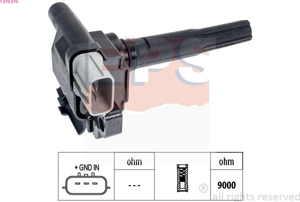 EPS 1.970.570 - Bobina d'accensione www.autoricambi360.it