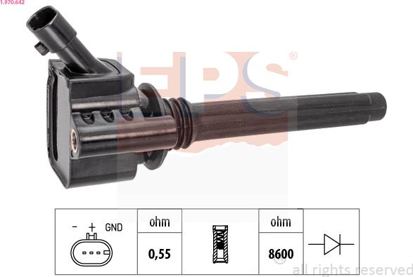 EPS 1.970.642 - Bobina d'accensione www.autoricambi360.it