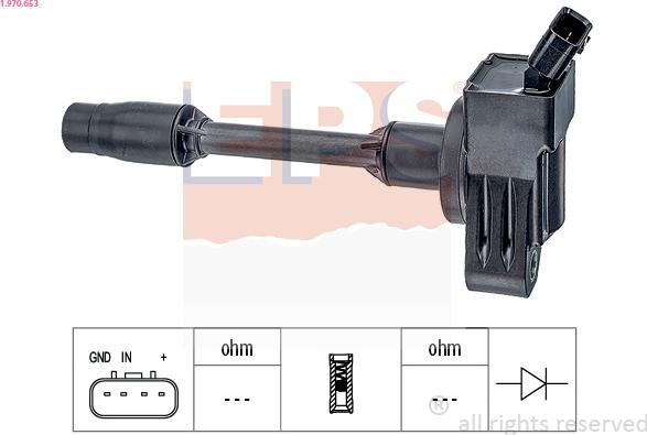 EPS 1.970.653 - Bobina d'accensione www.autoricambi360.it