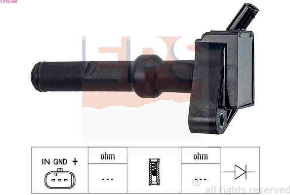 EPS 1.970.660 - Bobina d'accensione www.autoricambi360.it