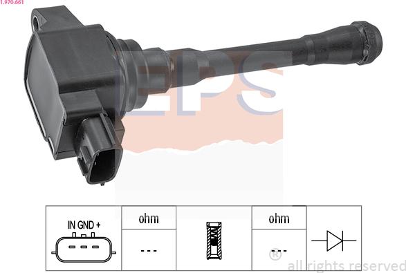 EPS 1.970.661 - Bobina d'accensione www.autoricambi360.it