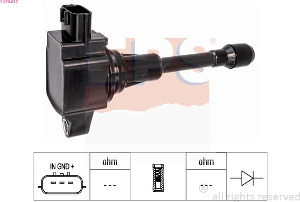 EPS 1.970.617 - Bobina d'accensione www.autoricambi360.it