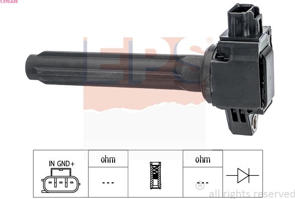 EPS 1.970.639 - Bobina d'accensione www.autoricambi360.it