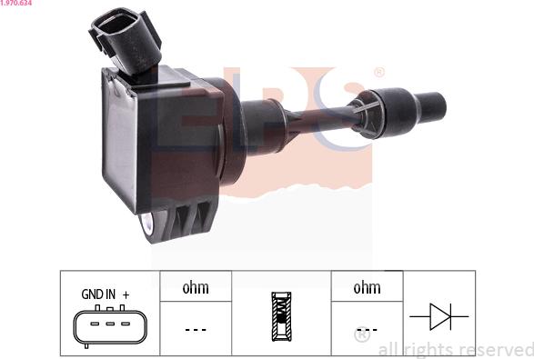 EPS 1.970.634 - Bobina d'accensione www.autoricambi360.it
