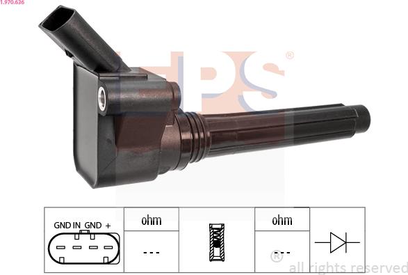 EPS 1.970.636 - Bobina d'accensione www.autoricambi360.it
