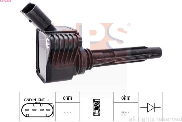 EPS 1.970.630 - Bobina d'accensione www.autoricambi360.it