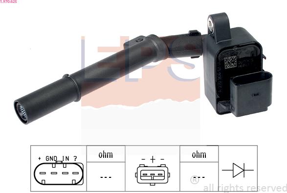 EPS 1.970.625 - Bobina d'accensione www.autoricambi360.it