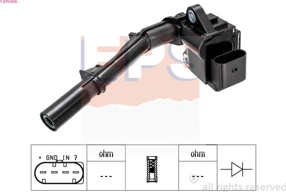 EPS 1.970.626 - Bobina d'accensione www.autoricambi360.it