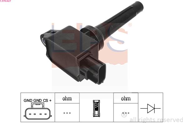 EPS 1.970.627 - Bobina d'accensione www.autoricambi360.it