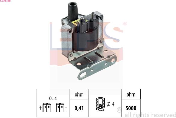 EPS 1.970.140 - Bobina d'accensione www.autoricambi360.it