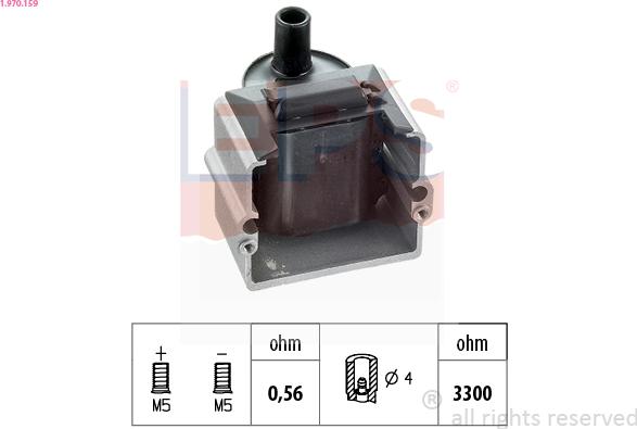 EPS 1.970.159 - Bobina d'accensione www.autoricambi360.it