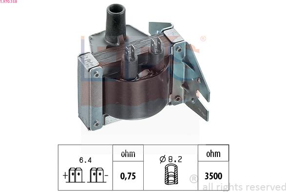 EPS 1.970.158 - Bobina d'accensione www.autoricambi360.it