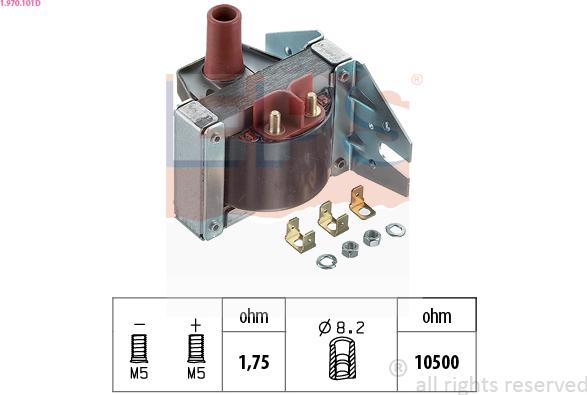 EPS 1.970.101D - Bobina d'accensione www.autoricambi360.it
