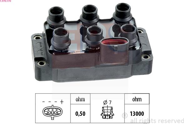 EPS 1.970.170 - Bobina d'accensione www.autoricambi360.it