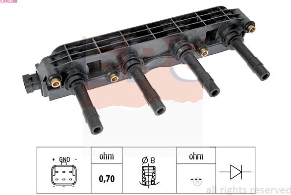 EPS 1.970.399 - Bobina d'accensione www.autoricambi360.it