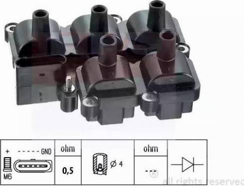 EPS 1.970.393 - Bobina d'accensione www.autoricambi360.it