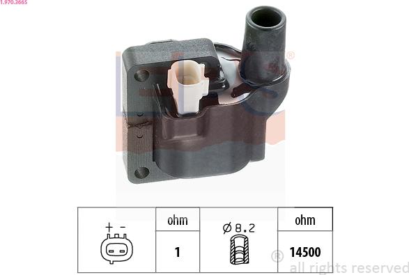 EPS 1.970.366S - Bobina d'accensione www.autoricambi360.it