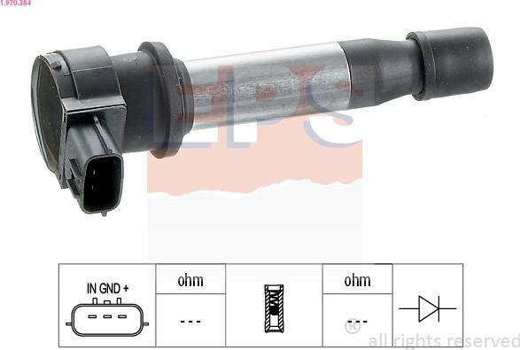 EPS 1.970.384 - Bobina d'accensione www.autoricambi360.it