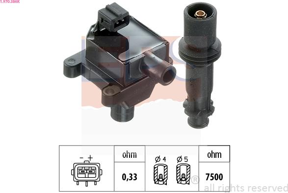 EPS 1.970.386K - Bobina d'accensione www.autoricambi360.it