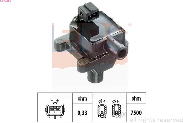 EPS 1.970.386 - Bobina d'accensione www.autoricambi360.it