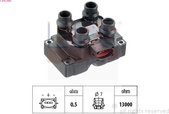 EPS 1.970.299S - Bobina d'accensione www.autoricambi360.it