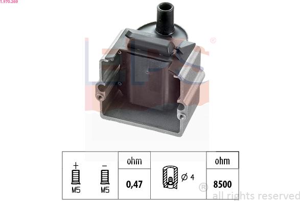 EPS 1.970.269 - Bobina d'accensione www.autoricambi360.it