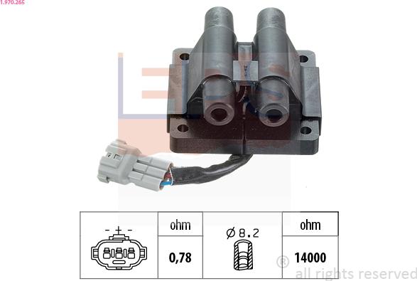 EPS 1.970.265 - Bobina d'accensione www.autoricambi360.it