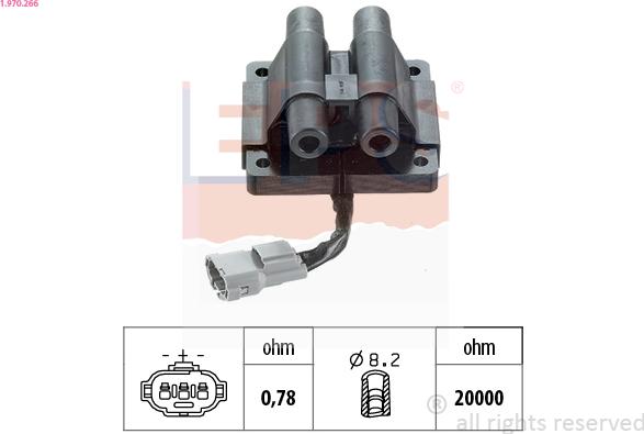 EPS 1.970.266 - Bobina d'accensione www.autoricambi360.it