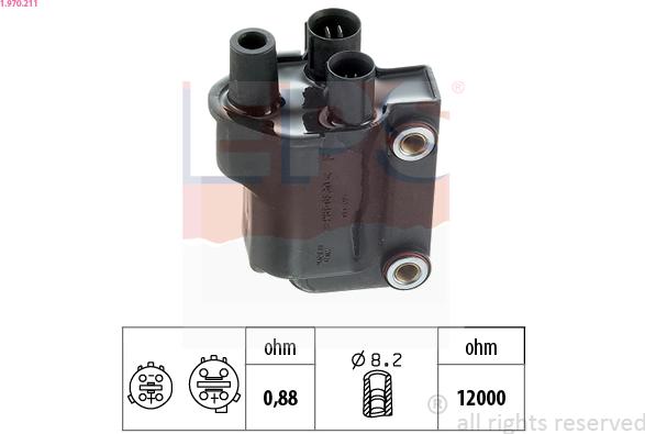 EPS 1.970.211 - Bobina d'accensione www.autoricambi360.it