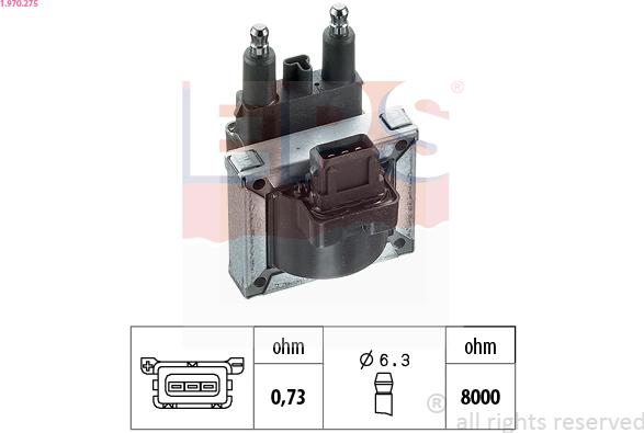 EPS 1.970.275 - Bobina d'accensione www.autoricambi360.it